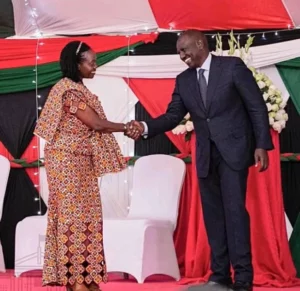 Ruto with Karua