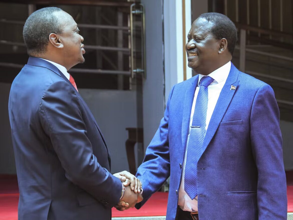 Uhuru, Raila handshake