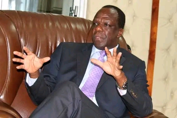 Oparanya Wycliff gestures during a past media interview 