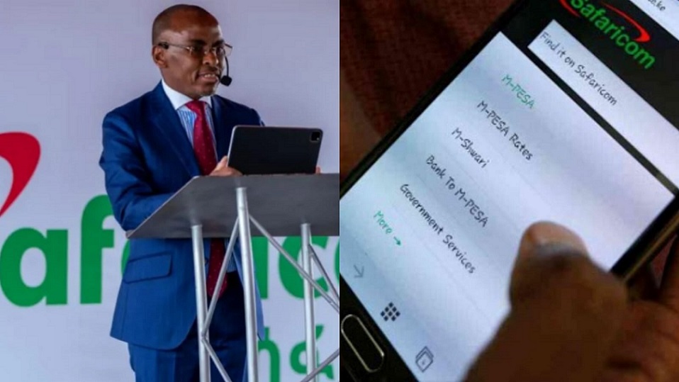 Safaricom PLC CEO Peter Ndegwa delivers a keynote speech. Photo: The Star Source: Facebook