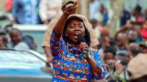 Martha Karua during a past rally