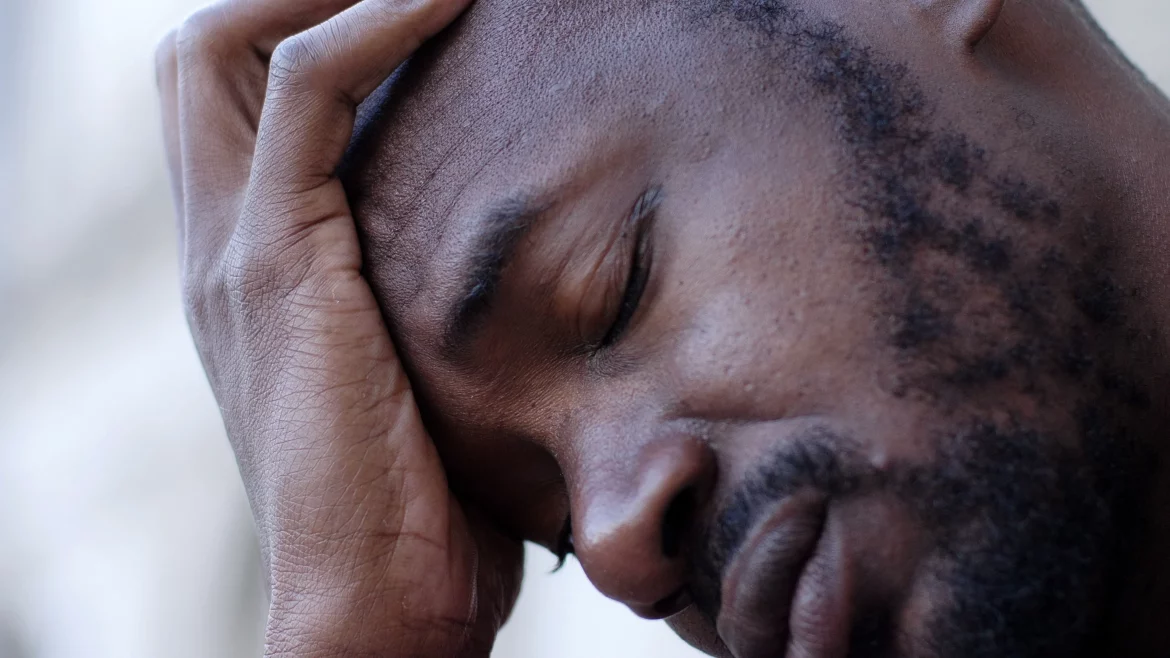 Photo of man appearing depressed