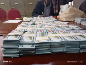 Part of fake dollar currency seized from former MP