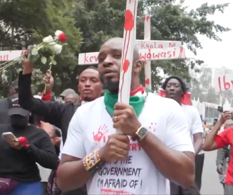 Activist Boniface Mwangi. Source: The Star/Facebook 