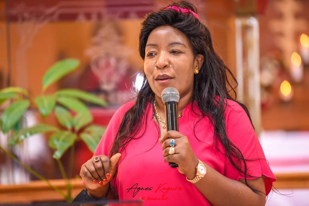 Agnes Kagure gestures as she delivers a keynote speech. Photo: Agnes Kagure Source: X