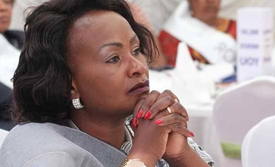 Machakos Governor Hon Wavinya Ndeti during a past meeting. Photo: Tuko. Source: X