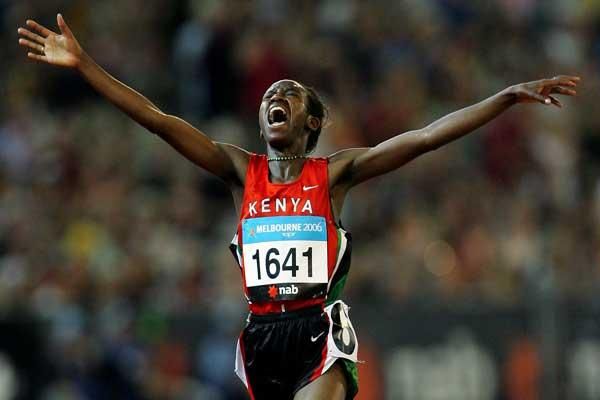 Marathon Star Lucy Kabuu. Photo: Getty Images