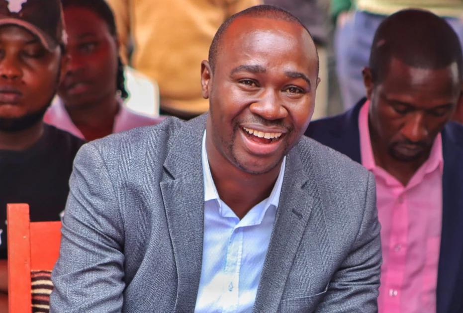 Manyatta MP John Mukunji smiles during a past meeting. Photo: Citizen Digital Source: Facebook 