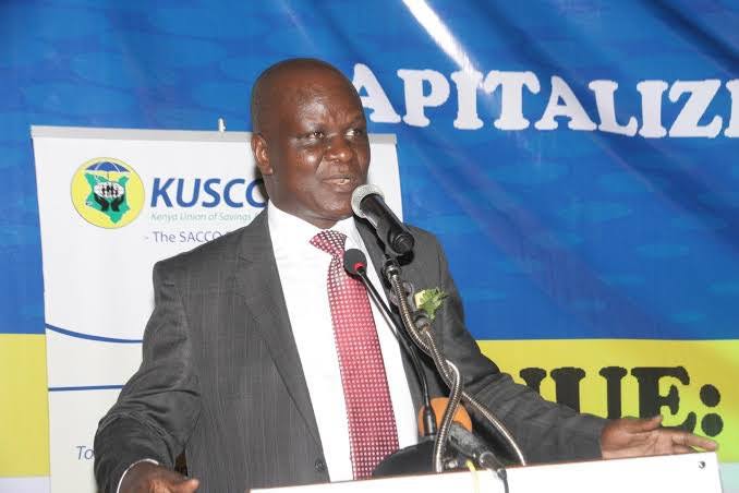 Former KUSCO CEO George Ototo speaks during a past event. Photo: The Star Source: Facebook 