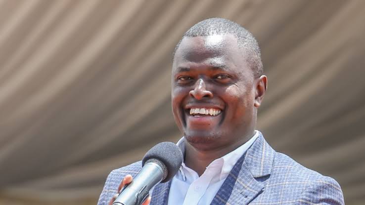 Kiharu MP Ndindi Nyoro delivers a keynote speech during a past event. Photo: Citizen TV Kenya Source: Facebook 